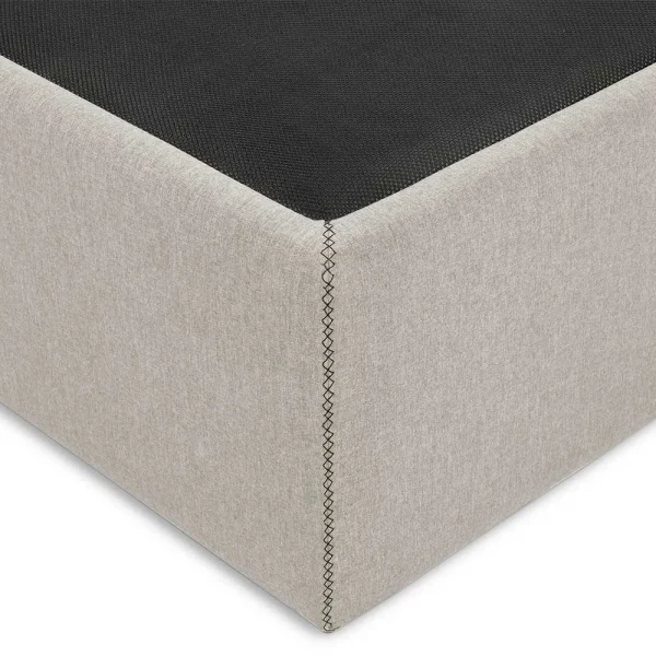 180×200 Stauraumbett In Beige Microfaser – Mazira 6