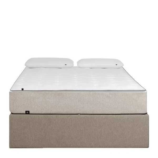 180×200 Stauraumbett In Beige Microfaser – Mazira 1