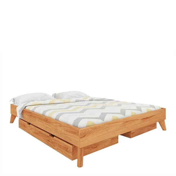 190cm Unterlänge Doppelbett Ohne Kopfteil – Junola II 3