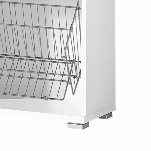 2 Klappen Schuhschrank In Creme & Weiß Iasella 91 Cm Hoch 6