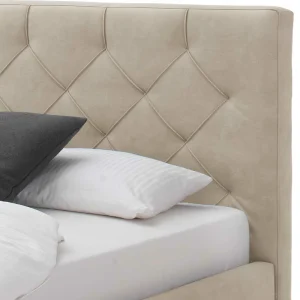 2 Personen Polsterbett Mit 120 Cm Kopfteil – Piton 12