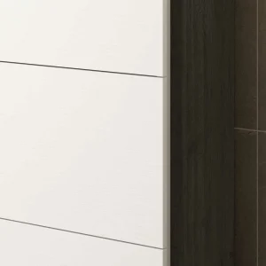 80x120x27 Schuhschrank In Weiß & Schwarzgrau – Burano 16
