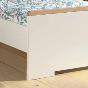 90×200 Cm Jugendbett In Weiß Mit Buche – Eldrus 15