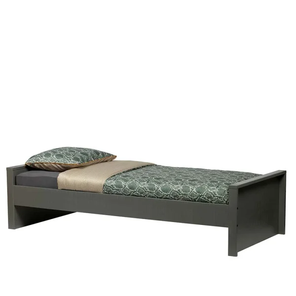 90×200 Holzbett In Grau Aus Kiefer – Firgetta 3