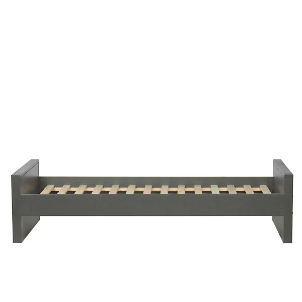90×200 Holzbett In Grau Aus Kiefer – Firgetta 1