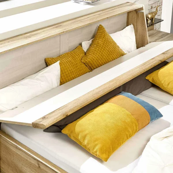 Bett Neriman Mit Bettkasten Im Kopfteil 6