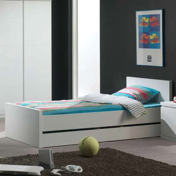 Bett Raven In Weiß 1