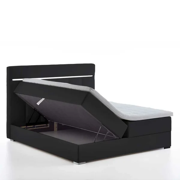 Bettkasten Boxspringbett Mit LED Im Kopfteil – Cyrellia 5