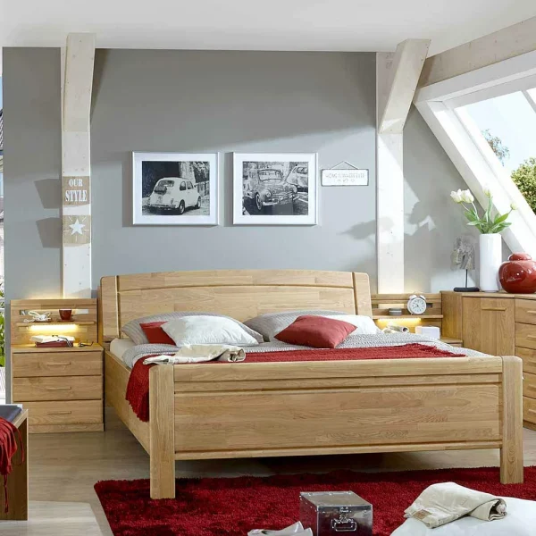 Funktionsbett In Komforthöhe Navumel Und Nachttische (dreiteilig) 4