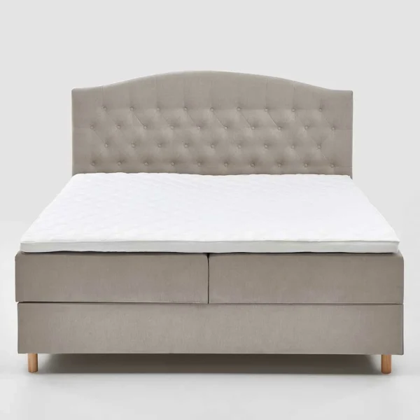 H3 Komplettbett Mit Bettkasten In Hellbraun – Furcia 5