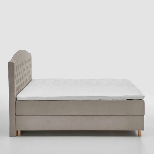 H3 Komplettbett Mit Bettkasten In Hellbraun – Furcia 6