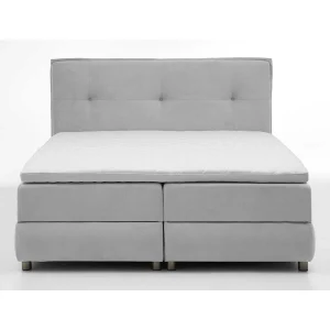 Hellgraues Boxspringbett Mit Stauraum In 180×200 – Zita 14
