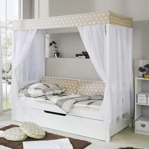 Himmelbett Masina Mit Zusätzlichem Bett 1