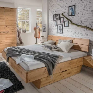 Holz Funktionsbett Mit 2 Schubkästen – Smiralda 9