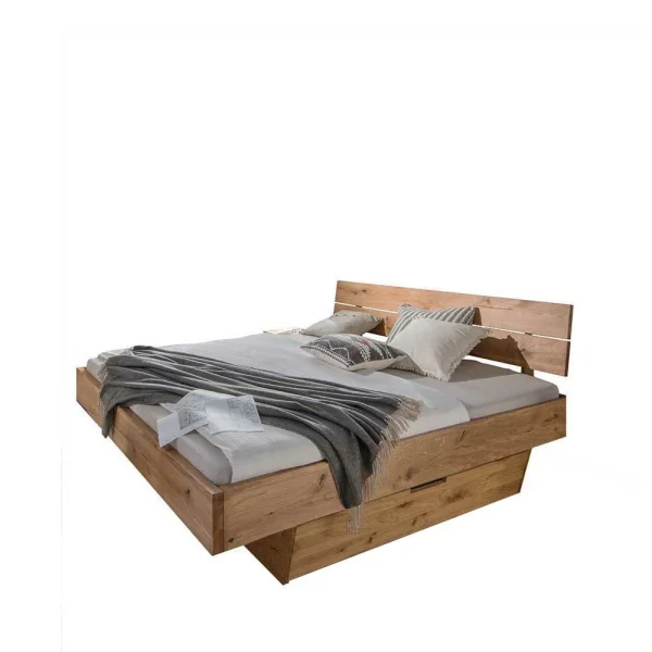 Holz Funktionsbett Mit 2 Schubkästen – Smiralda 1