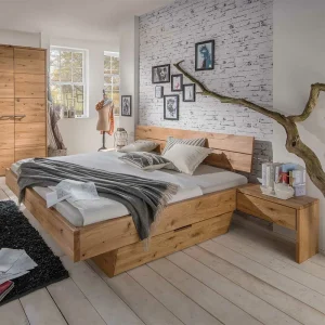 Holz Funktionsbett Mit 2 Schubladen – Smiralda I (dreiteilig) 10