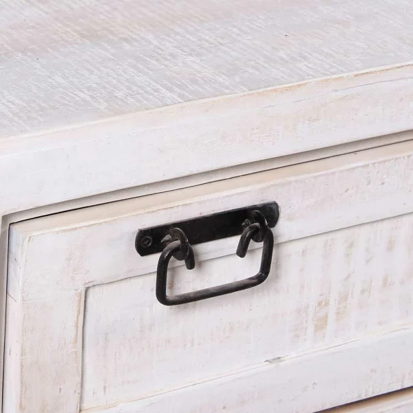 Industrial Schuhschrank In Weiß & Schwarz – Crenada 6