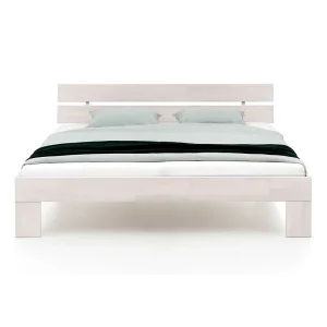 Kernbuche Scandi Doppelbett In Weiß – Paryra 16