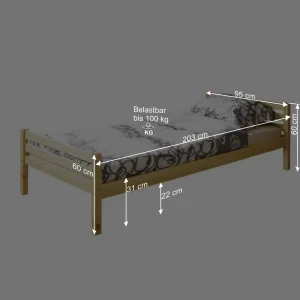 Kinderzimmer Bett Yoleans Aus Kiefer Massivholz 16