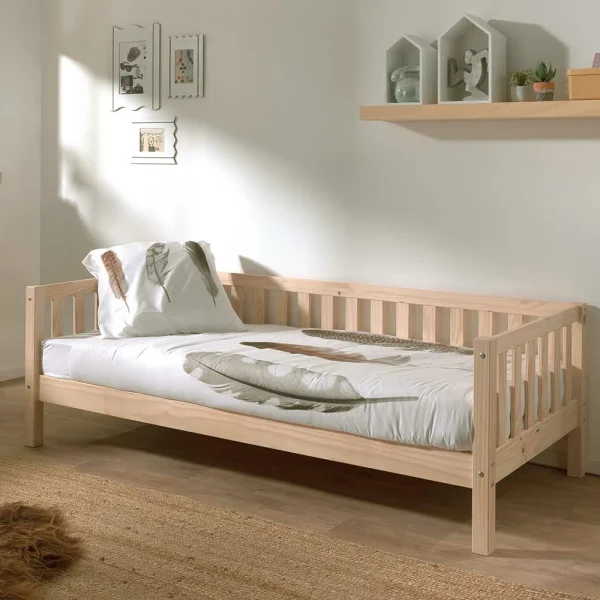 Kojenbett Im Skandi Design Aus Kiefer White Wash – Clarey 4