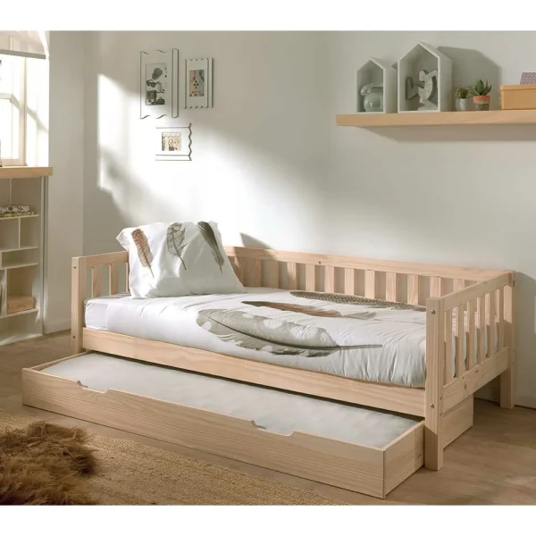 Kojenbett Im Skandi Design Aus Kiefer White Wash – Clarey 5