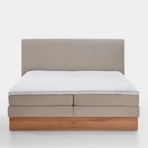 Komplettbett Mit Bettkasten In Creme – Flippo 14