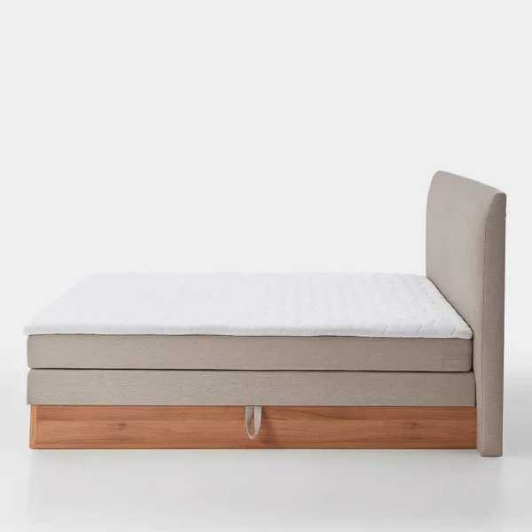 Komplettbett Mit Bettkasten In Creme – Flippo 6