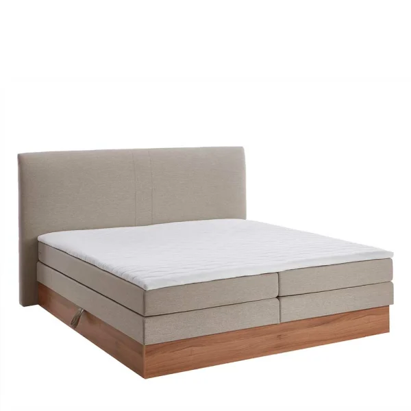 Komplettbett Mit Bettkasten In Creme – Flippo 1