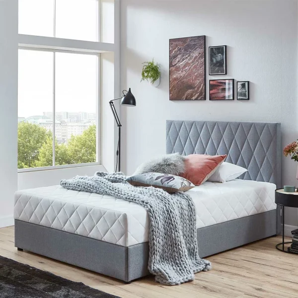 Komplettes Polsterbett H2 Mit Stauraum – Enda 3