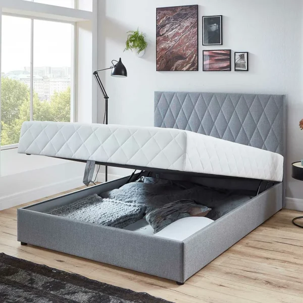 Komplettes Polsterbett H2 Mit Stauraum – Enda 4