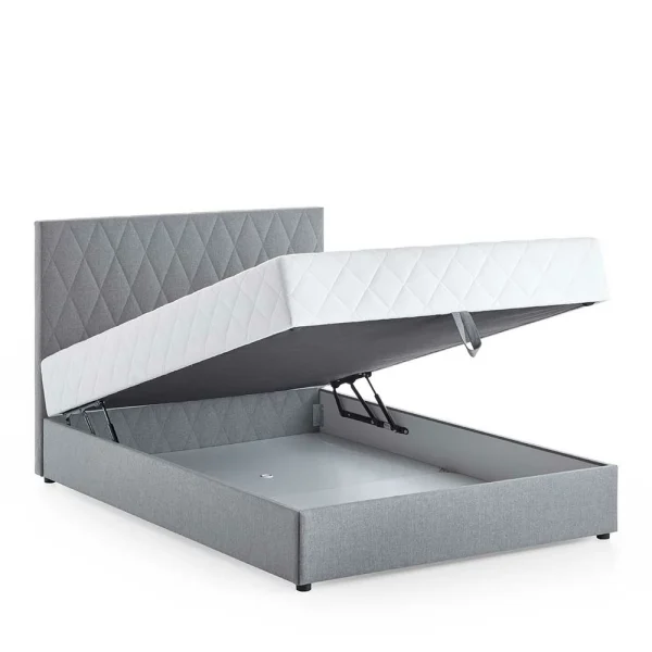 Komplettes Polsterbett H2 Mit Stauraum – Enda 7