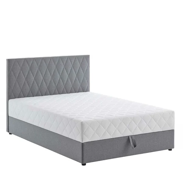 Komplettes Polsterbett H2 Mit Stauraum – Enda 1