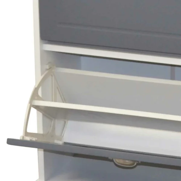 Landhaus Schuhkommode Mit Zwei Klappfächern – Vennas 7