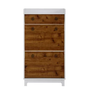Landhaus Schuhschrank Mit Schublade & 2 Klappen – Triboot 12