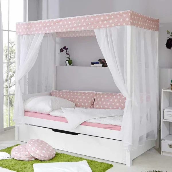Mädchen Himmelbett Sionara Mit Ausziehbett 1