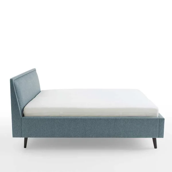 Modernes Polsterbett In Blaugrau Stoff – Sunhide 7