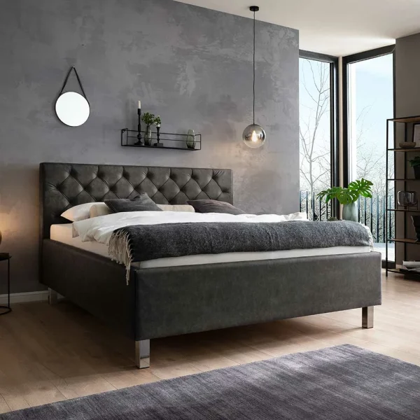 Modernes Polsterbett Mit Bettkasten – Iliavos 3