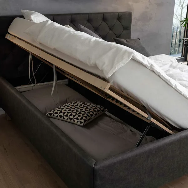 Modernes Polsterbett Mit Bettkasten – Iliavos 4