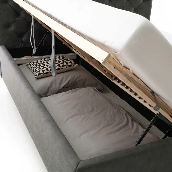 Modernes Polsterbett Mit Bettkasten – Iliavos 5