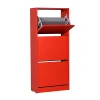 Roter Schrank Für Schuhe 51x119x26 Cm – Adine 22