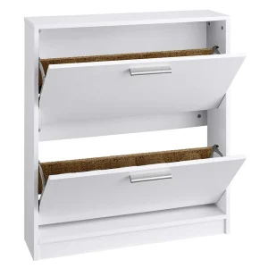 Schuhkipper In Weiß Mit Zwei Klappen – Scott 12