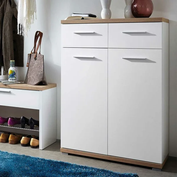 Schuhschrank Endrew In Weiß 3