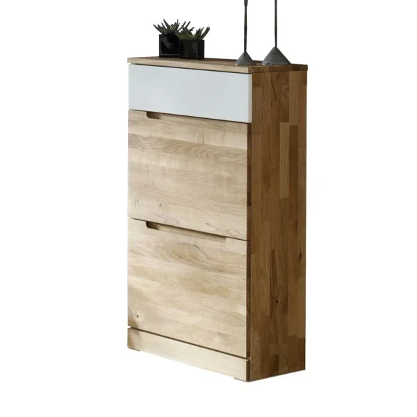 Schuhschrank Natrius Aus Wildeiche Massiv 1