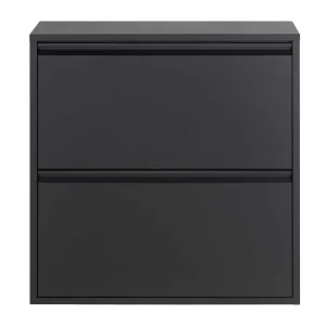 Schwarzer Schuhschrank Aus Stahl – Silo 10