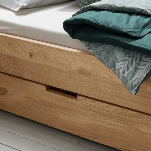 Schwebebett Mit Stauraum Aus Wildeiche – Zennian 5