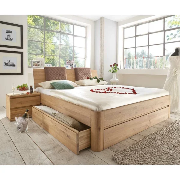 Set Schubkastenbett & Nachttische – Aivan (dreiteilig) 3