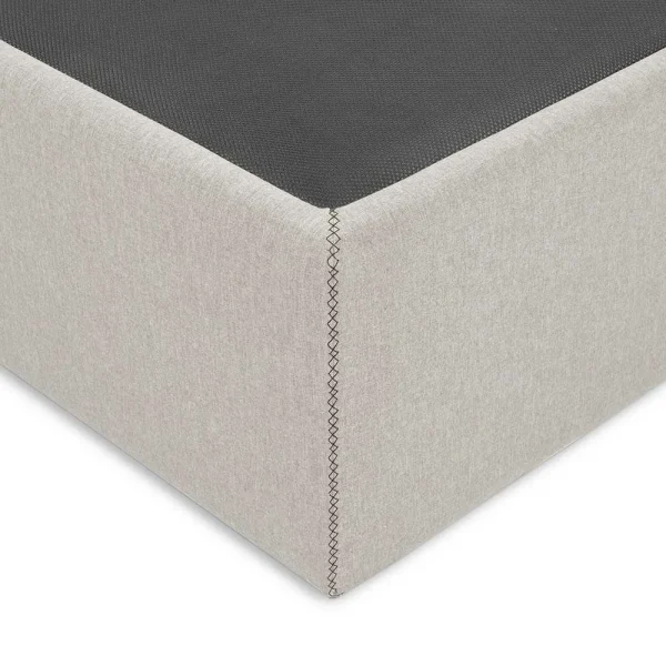 Skandi Bettkasten Bettgestell In Beige – Bellatrix 4