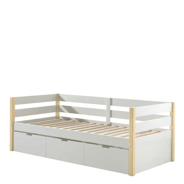 Skandi Kojenbett In Weiß & Kiefer – Ayfina 7