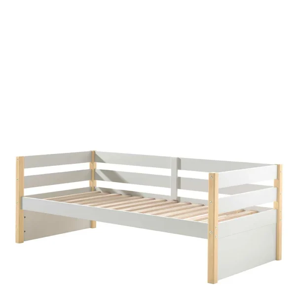 Skandi Kojenbett In Weiß & Kiefer – Ayfina 1