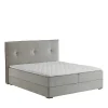 Stauraum Doppelbett In Hellgrau Stoff – Vensun 22